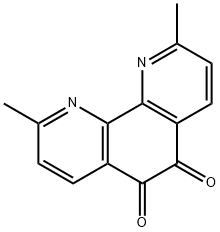 2,9-dimethyl-1,10-Phenanthroline-5,6-dione 구조식 이미지