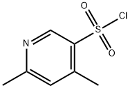 4,6-dimethylpyridine-3-sulfonyl chloride Structure