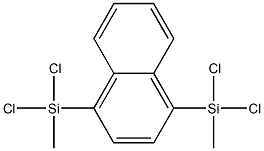 Silane, 1,4-naphthalenediylbis[dichloromethyl- 구조식 이미지