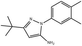 3-tert-butyl-1-(3,4-dimethylphenyl)-1H-pyrazol-5-amine Structure