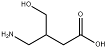 4-amino-3-(hydroxymethyl)butanoic acid 구조식 이미지