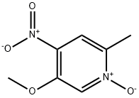 5-methoxy-2-methyl-4-nitro-pyridine-1-oxide Structure