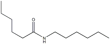 Hexanamide, N-hexyl- Structure