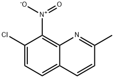 7-Chloro-2-methyl-8-nitro-quinoline Structure