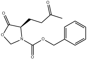 (R)-benzyl 5-oxo-4-(3-oxobutyl)oxazolidine-3-carboxylate Structure