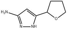 5-(TETRAHYDROFURAN-2-YL)-1H-PYRAZOL-3-AMINE 구조식 이미지