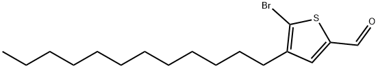 5-bromo-4-dodecylthiophene-2-carbaldehyde Structure