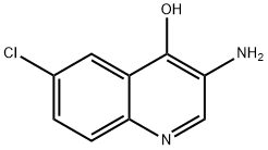 3-amino-6-chloroquinolin-4-ol Structure