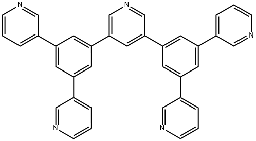 3,5-bis(3,5-di(pyridin-3-yl)phenyl)pyridine 구조식 이미지