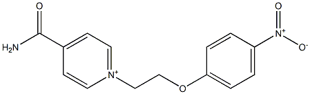 1-[2-(4-nitrophenoxy)ethyl]pyridin-1-ium-4-carboxamide Structure