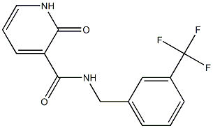 2-oxo-N-[[3-(trifluoromethyl)phenyl]methyl]-1H-pyridine-3-carboxamide Structure