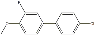 4-(4-chlorophenyl)-2-fluoro-1-methoxybenzene Structure