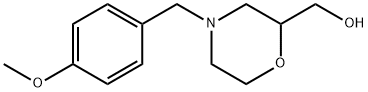 (4-(4-methoxybenzyl)morpholin-2-yl)methanol Structure