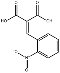 2-(2-NITROBENZYLIDENE)MALONIC ACID 구조식 이미지