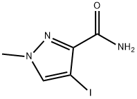 4-Iodo-1-methyl-1H-pyrazole-3-carboxylic acid amide Structure