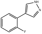 4-(2-Fluoro-phenyl)-1H-pyrazole 구조식 이미지