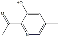 1-(3-Hydroxy-5-methylpyridin-2-yl)ethanone 구조식 이미지