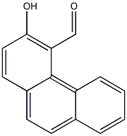 4-Phenanthrenecarboxaldehyde,3-hydroxy- Structure