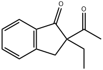 2-acetyl-2-ethyl-2,3-dihydro-1H-Inden-1-one Structure