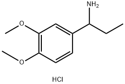 [1-(3,4-dimethoxyphenyl)propyl]amine hydrochloride Structure