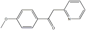 Ethanone,1-(4-methoxyphenyl)-2-(2-pyridinyl)- Structure