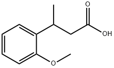 3-(2-Methoxy-phenyl)-butyric acid Structure