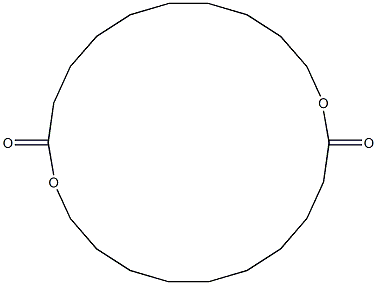 1,12-Dioxacyclodocosane-2,13-dione 구조식 이미지