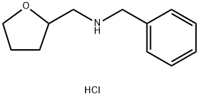 1-phenyl-N-(tetrahydro-2-furanylmethyl)methanamine hydrochloride Structure