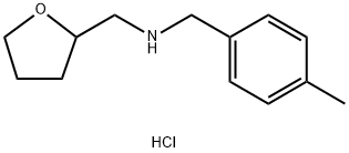(4-methylbenzyl)(tetrahydro-2-furanylmethyl)amine hydrochloride Structure