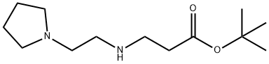 tert-butyl 3-{[2-(pyrrolidin-1-yl)ethyl]amino}propanoate Structure