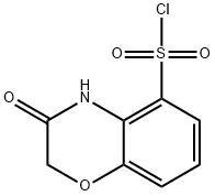 2H-1,4-Benzoxazine-5-sulfonyl chloride, 3,4-dihydro-3-oxo Structure