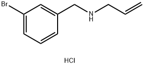 N-(3-bromobenzyl)-2-propen-1-amine hydrochloride 구조식 이미지