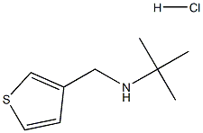tert-butyl(3-thienylmethyl)amine hydrochloride Structure