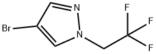 4-Bromo-1-(2,2,2-trifluoroethyl)-1H-pyrazole Structure