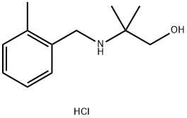 2-methyl-2-[(2-methylbenzyl)amino]-1-propanol hydrochloride Structure