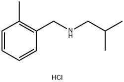 2-methyl-N-(2-methylbenzyl)-1-propanamine hydrochloride 구조식 이미지