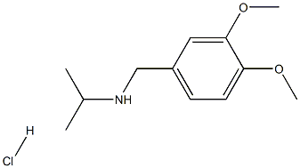 N-(3,4-dimethoxybenzyl)-2-propanamine hydrochloride Structure