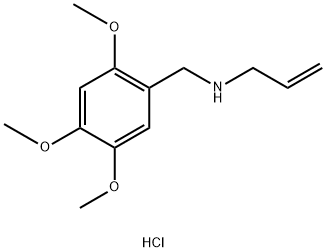 (prop-2-en-1-yl)[(2,4,5-trimethoxyphenyl)methyl]amine hydrochloride 구조식 이미지