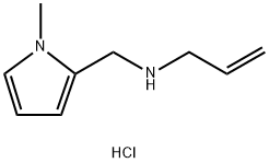 [(1-methyl-1H-pyrrol-2-yl)methyl](prop-2-en-1-yl)amine hydrochloride Structure