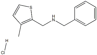 benzyl[(3-methylthiophen-2-yl)methyl]amine hydrochloride Structure