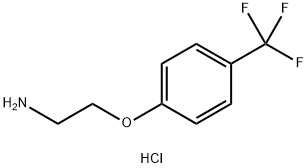 2-(4-(trifluoromethyl)phenoxy)ethan-1-amine hydrochloride 구조식 이미지