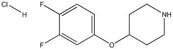 4-(3,4-difluorophenoxy)piperidine hydrochloride 구조식 이미지