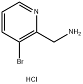 (3-bromopyridin-2-yl)methanaminehydrochloride 구조식 이미지