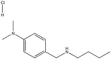 4-[(butylamino)methyl]-N,N-dimethylaniline hydrochloride Structure
