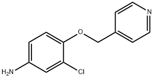 3-Chloro-4-(pyridin-4-ylmethoxy)-phenylamine Structure