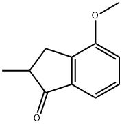 4-METHOXY-2-METHYL-2,3-DIHYDRO-1H-INDEN-1-ONE 구조식 이미지