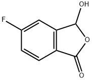 1(3H)-Isobenzofuranone, 5-fluoro-3-hydroxy- Structure