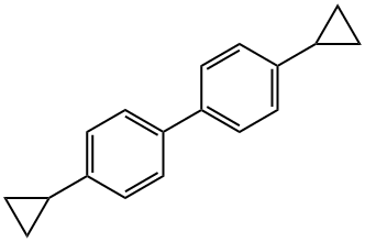 4,4'-dicyclopropylbiphenyl Structure