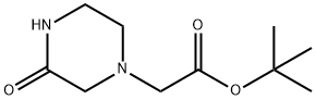 tert-butyl (3-oxopiperazin-1-yl)acetate 구조식 이미지