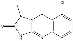 Imidazo[2,1-b]quinazolin-2(3H)-one, 6-chloro-1,5-dihydro-3-methyl- Structure